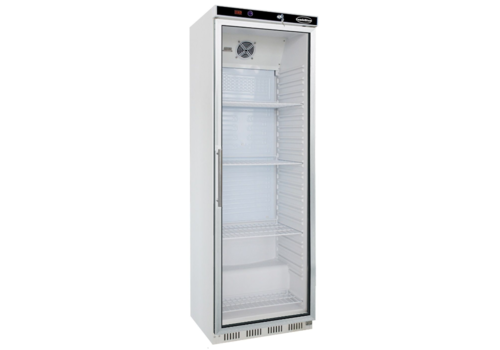  ProChef Réfrigerateur vertical Blanc 1 porte en verre 350 L 