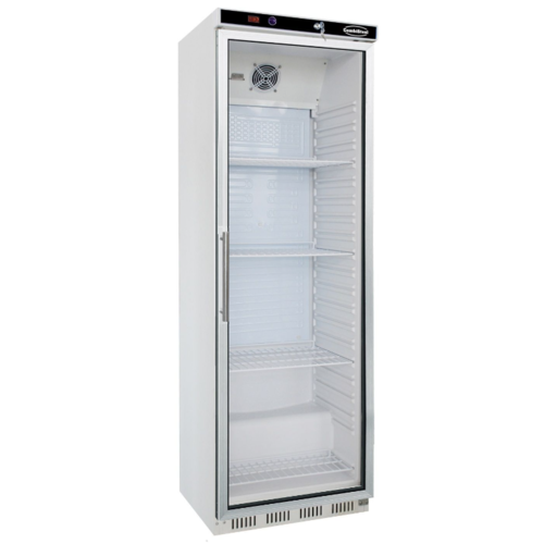  ProChef Réfrigerateur vertical Blanc 1 porte en verre 350 L 