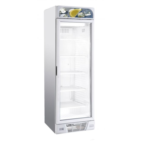  ProChef Congélateur 1 porte en verre Blanc 205,8x67x64cm 382L 