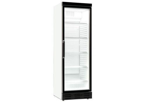  ProChef Réfrigérateur à boissons 1 porte pivotante en verre Blanc et Noir 217 bouteilles 65x59,5x200cm 382L 