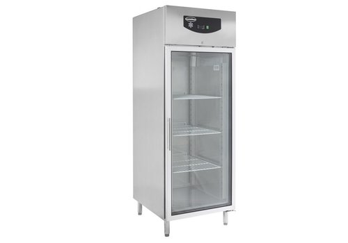  ProChef Réfrigérateur 1 Porte battante vitrée | acier inoxydable 597L 