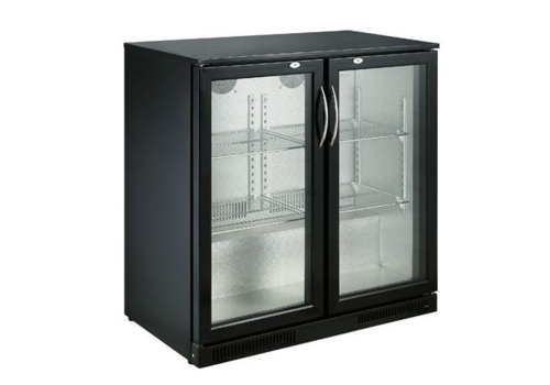 Réfrigérateur de boissons 2 portes en verre Gris 1000L - ProChef