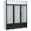 ProChef Grand Réfrigérateur 3 portes vitrées Noir 1065L