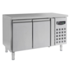 Combisteel Table réfrigérée positive 600 | Inox 2 portes