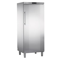 GKv 6460 Réfrigérateur en acier inoxydable avec pieds | 2064x747x751mm 499 L | +1°C tot +15°C