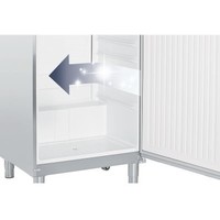 GKv 6460 Réfrigérateur en acier inoxydable avec pieds | 2064x747x751mm 499 L | +1°C tot +15°C