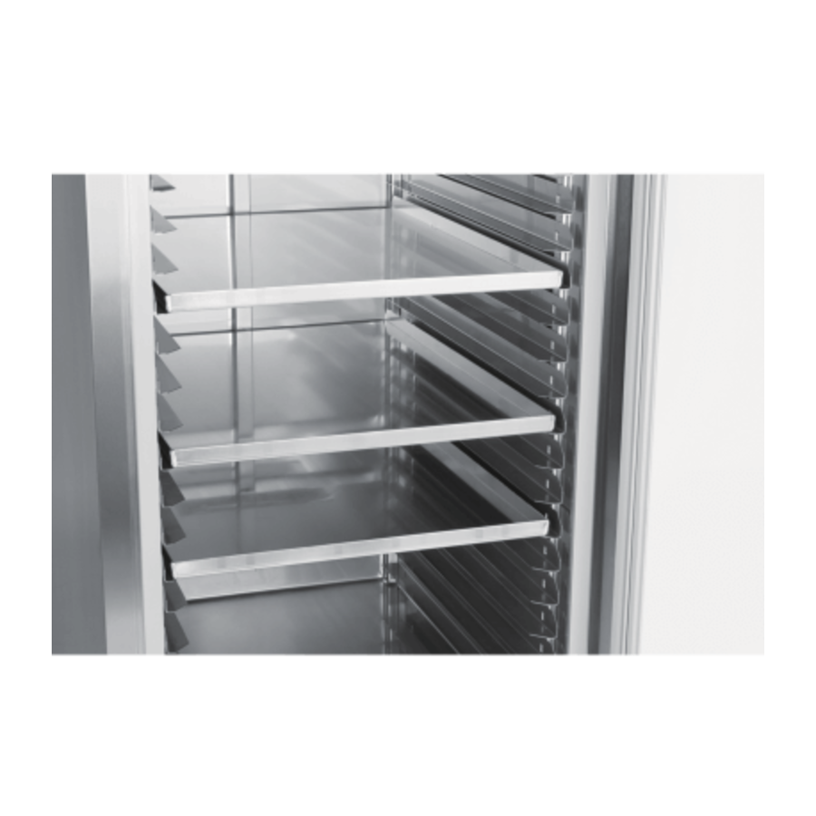 Réfrigérateur boulangerie | BKPv 8470 | 212×79x98 cm | Inox | 677 l