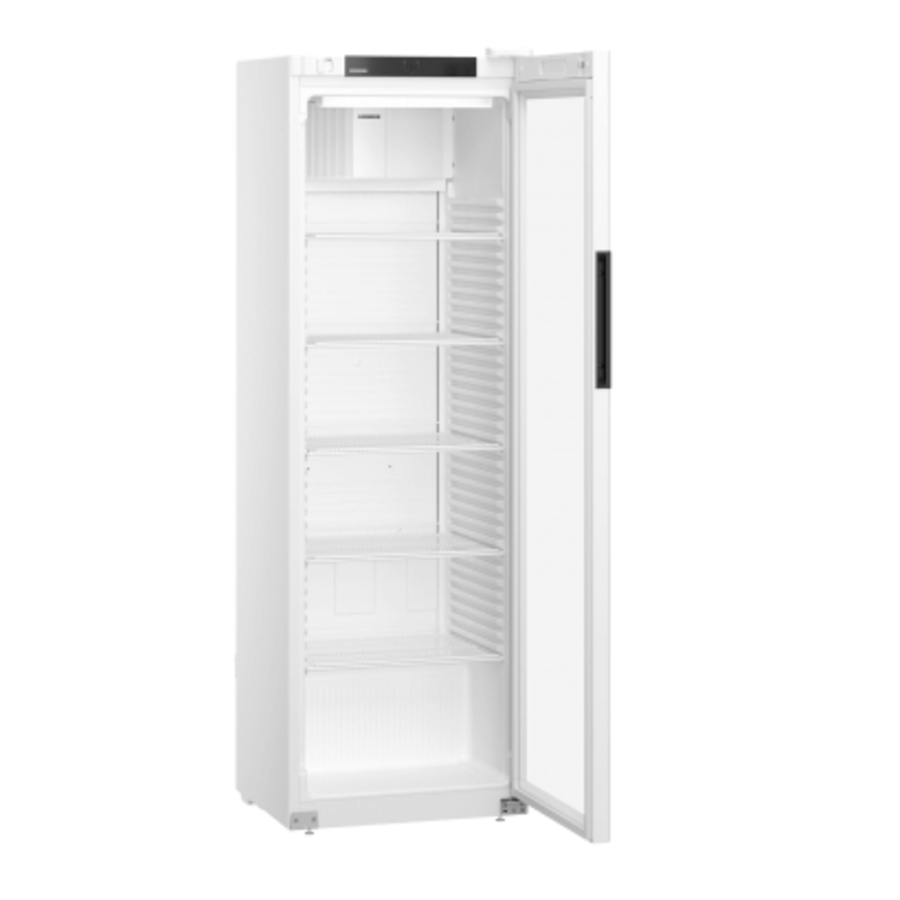 Réfrigérateur à bouteilles avec porte en verre Blanc | 400L
