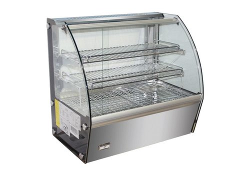  Combisteel Vitrine Chauffante | 2 etages | 120L | 67 x 53 x 38 cm 