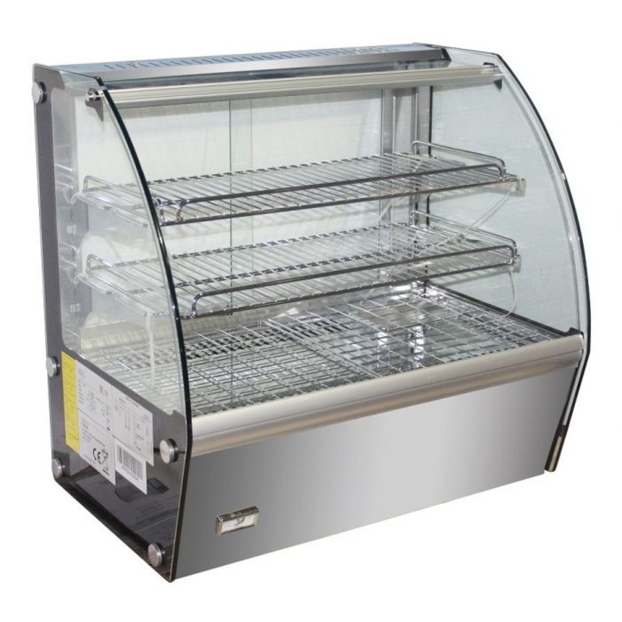 Vitrine Chauffante 2 etages  120L| 67 x 53 x 38 cm