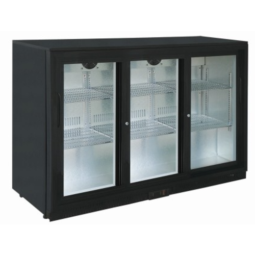  ProChef Arrière de bar | 3 portes vitrées | L135xP52xH85 cm 