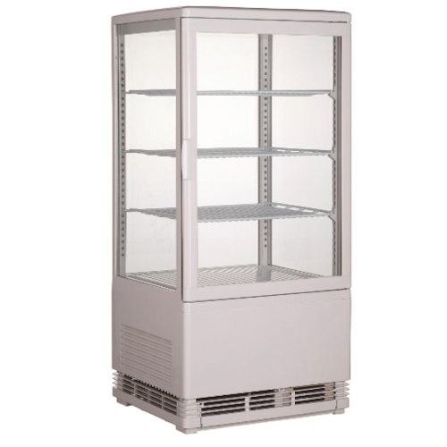  Combisteel Vitrine Réfrigérée | Blanche | 68 L 