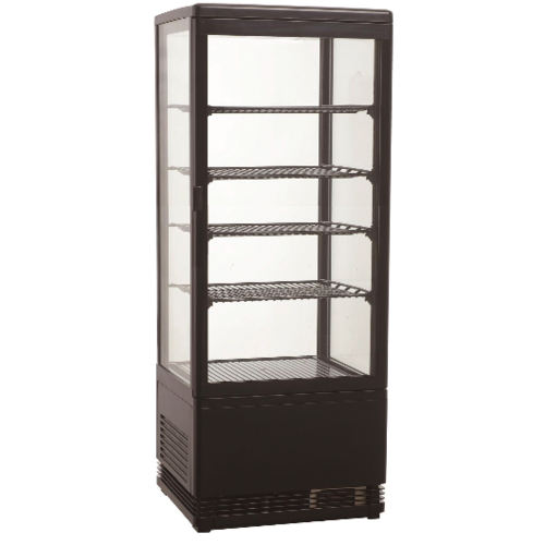  Combisteel Vitrine Réfrigérée | Noir | L428xP 386x H885mm 