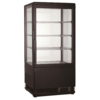 Combisteel Vitrine Réfrigérée | Noir | L428xP 386x H885mm