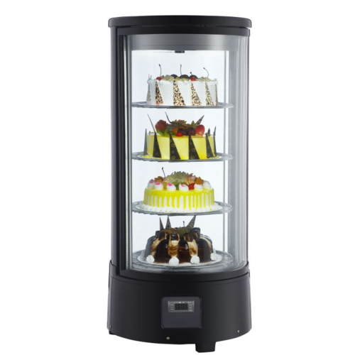  ProChef Vitrine Réfrigérée à Gâteaux | 72 L Rotative 