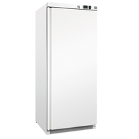 Frigo réfrigérateur en acier blanc refroidissement  statique avec ventilateur  77.5(l)x73.5(p)x187(h)cm 600 L