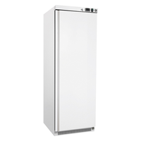 Réfrigérateur en acier blanc 600(l)x615(p)x1870(h)mm refroidissement statique avec ventilateur 400 L