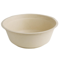 Bols ronds compostables en bagasse coloris naturel |2  tailles | lot de 50