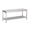 ProChef acier inoxydable table de travail avec étagère, 1500(l)x700(d)x850(h)mm.