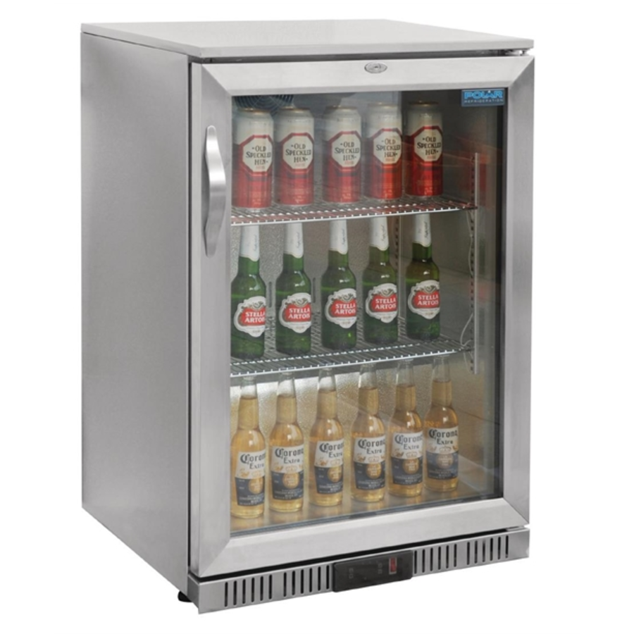 Arrière-bar une porte pivotante | Inox | 90(H)x60(L)x52(P) cm