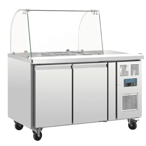  ProChef Comptoir de préparation réfrigéré - 1360(H) x 1360(L) x 700(P) mm 