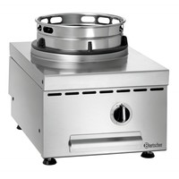 Cuisinière à Wok Inox | 1 Brûleur | 11,5kW | 40x60x41,5(h)cm