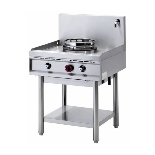  ProChef Fourneau wok | 1 brûleur avec rideau d'eau | 1 x 15kW 