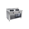 Saro Wok Gaz sur Meuble | 2 Feux | 2x 14kW