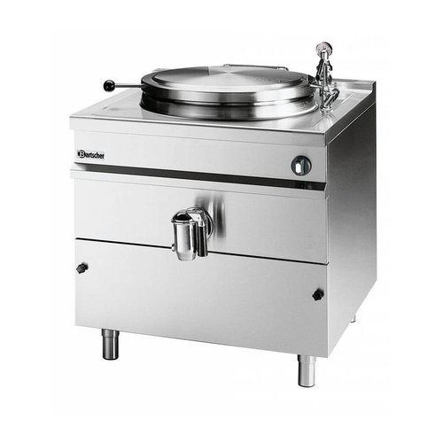  Bartscher Marmite Électrique Inox | 18kW | Chauffage Indirecte | 150 Litres 