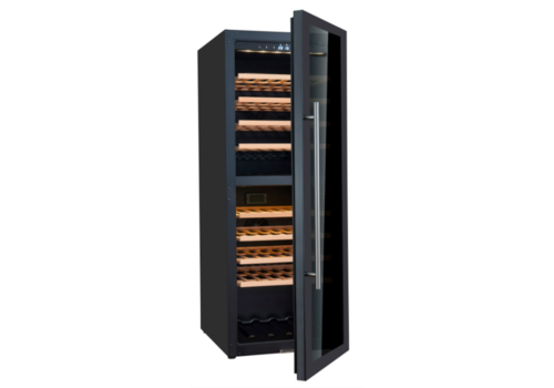  ProChef Armoire à vin double zone 77 bouteilles porte vitrée  L500mm x L595 mm x H1280 mm 