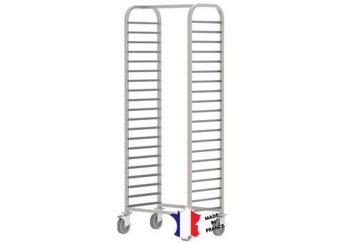  ProChef Chariots pour casiers en Inox | 20 niveaux | 66(l)41x177cm | 