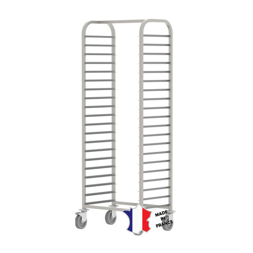  ProChef Chariots pour casiers en Inox | 20 niveaux | 66(l)41x177cm | 