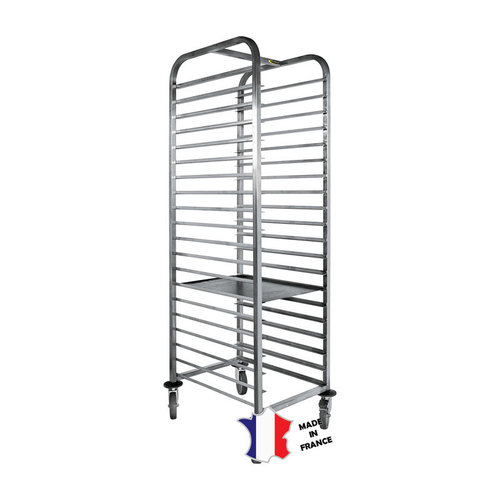  ProChef Chariot pour casiers en Inox | 20 niveaux | 46(l)61x177 cm 