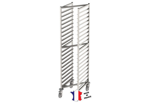  ProChef Chariot pour casiers en Inox/ 19 Niveaux 