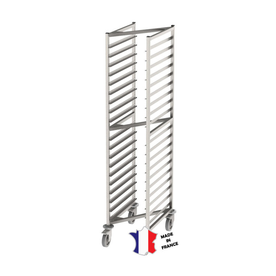 Chariot pour casiers en Inox/ 19 Niveaux