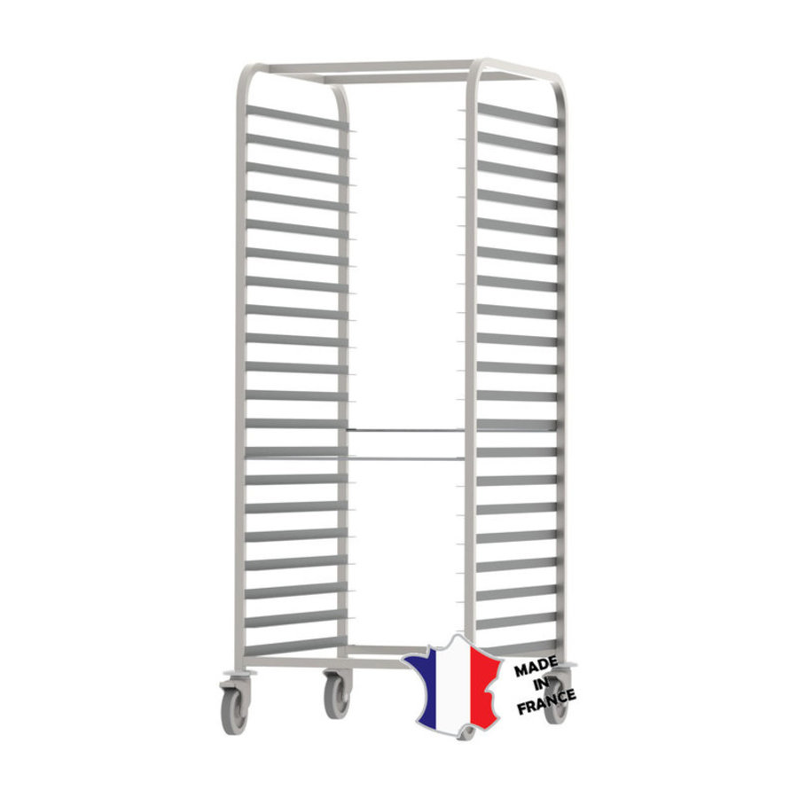 Chariot pour casiers en Inox | 20 etages | 67(l)82x178cm