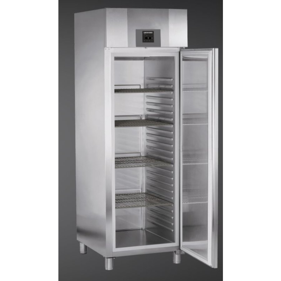 Congélateur vertical acier Inox 212x70x83cm 465L GGPv 6570  -10°C à -26°C |