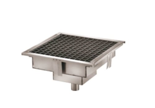  ProChef Caniveau de Sol  can200X200 pour Cuisine Professionnelle Sortie Verticale 