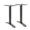 Bolero Pied de table double en fonte