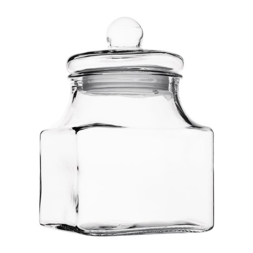  Olympia Bocal en verre carré | 2,4L | 22 (H) cm 