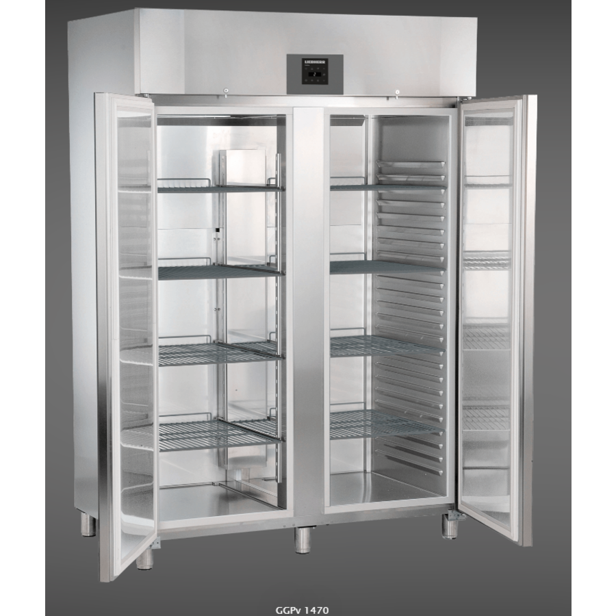 GGPv 1470 Congélateur traiteurs 143x83x215(h)cm 1079 litres | 2/1GN |  -10°C / -26°C