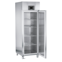 Congélateur commercial acier inox 212x70x83cm 477 litres | 2/1GN | -10°C / -26°C