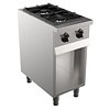 Combisteel Cuisiniere a gaz 2 BR | 90 x 40 x 70 cm