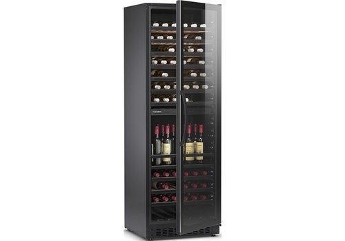 Dometic Armoire à vin double-zone 115 bouteilles porte vitrée 59,5Lx61,5Px176,8H 