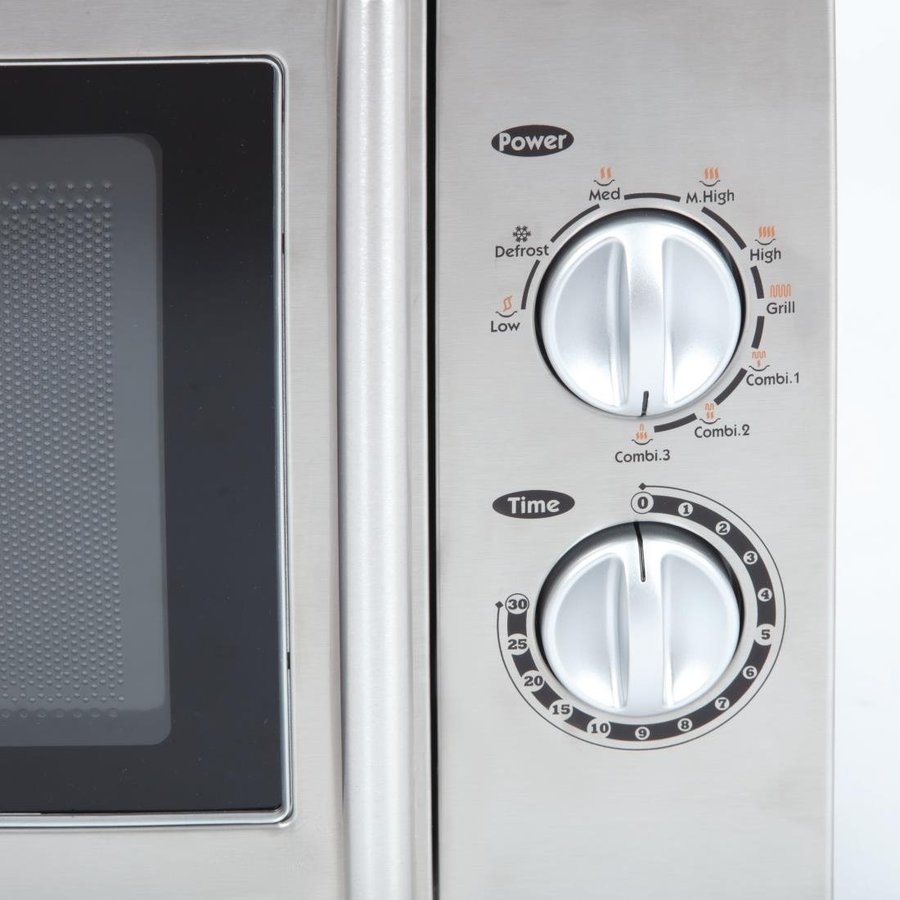 Appareils de cuisson : four micro-ondes 23l inox 900w