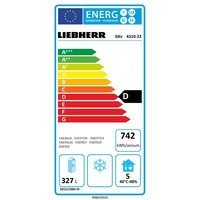 Réfrigérateur professionnel 190x59,7x68cm | 434L | GKv 4310 ProfiLine