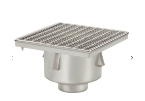  ProChef Drain industriel en acier inoxydable | 300 x 300 mm 