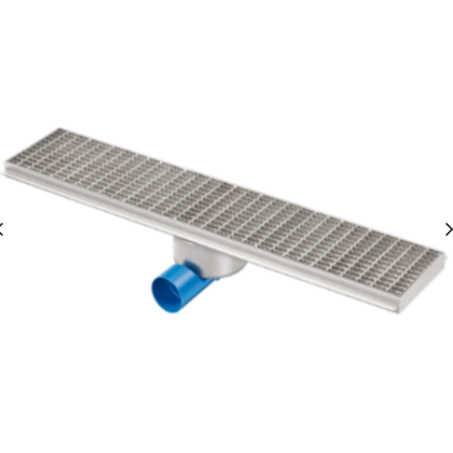 Caniveau de sol en acier inoxydable | 2000 x 200 mm