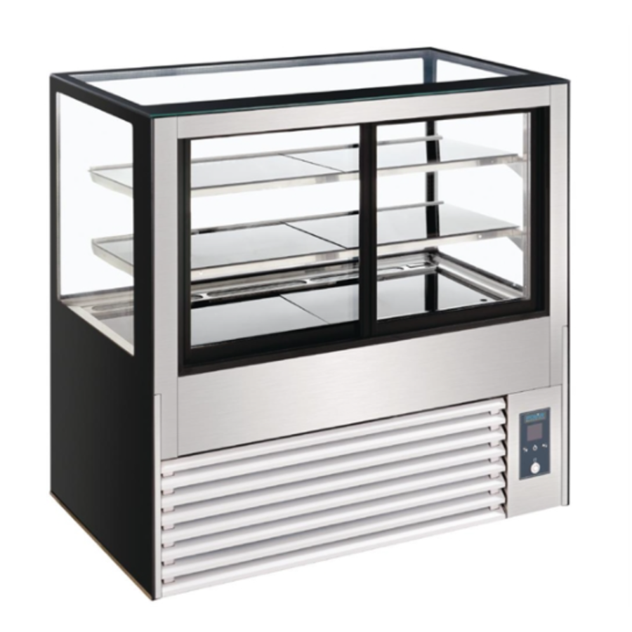 Vitrine service arriere refrigeree | 120x120x680 |385 L