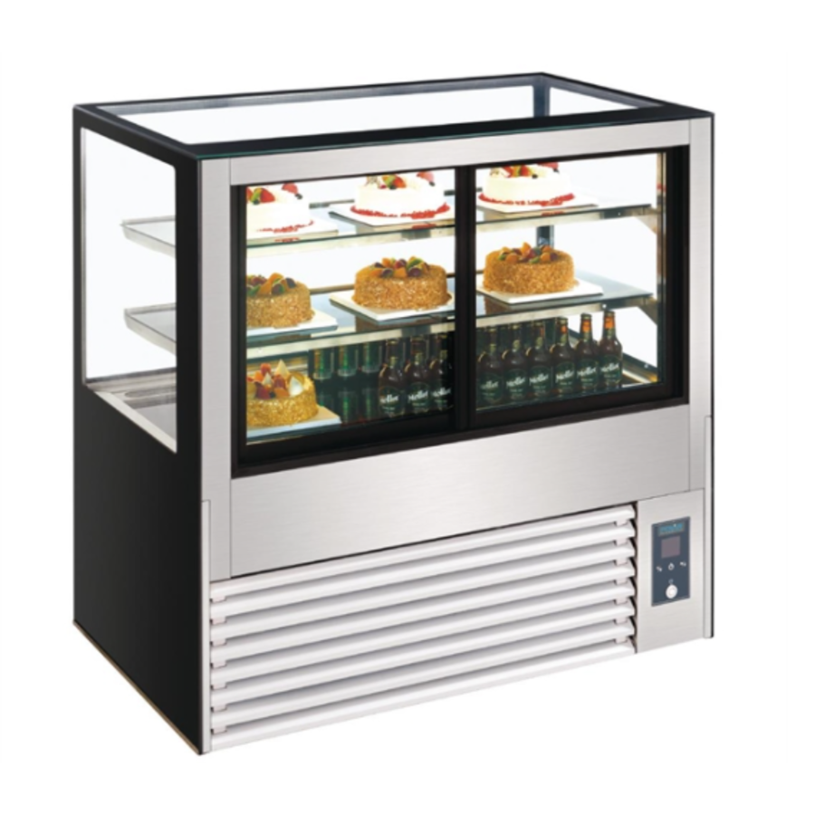 Vitrine service arriere refrigeree | 120x120x680 |385 L